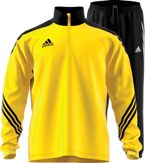 adidas trainingspak geel zwart